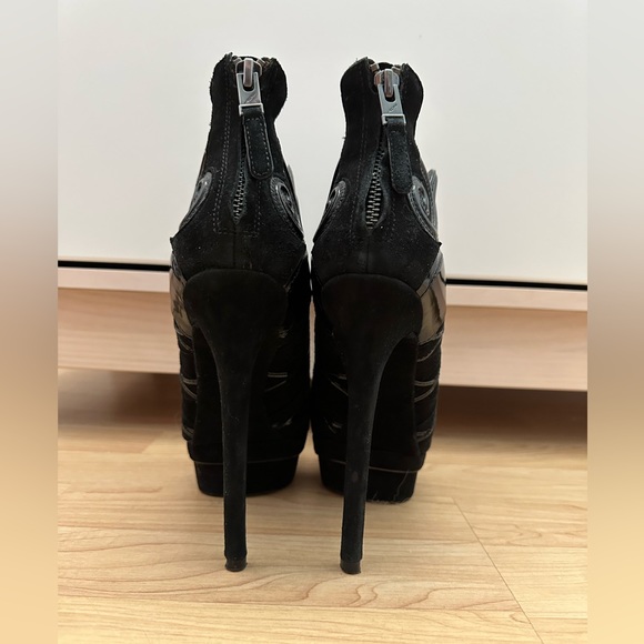 Brian Atwood Figara platform booties. Size 37 black. - Picture 3 of 4